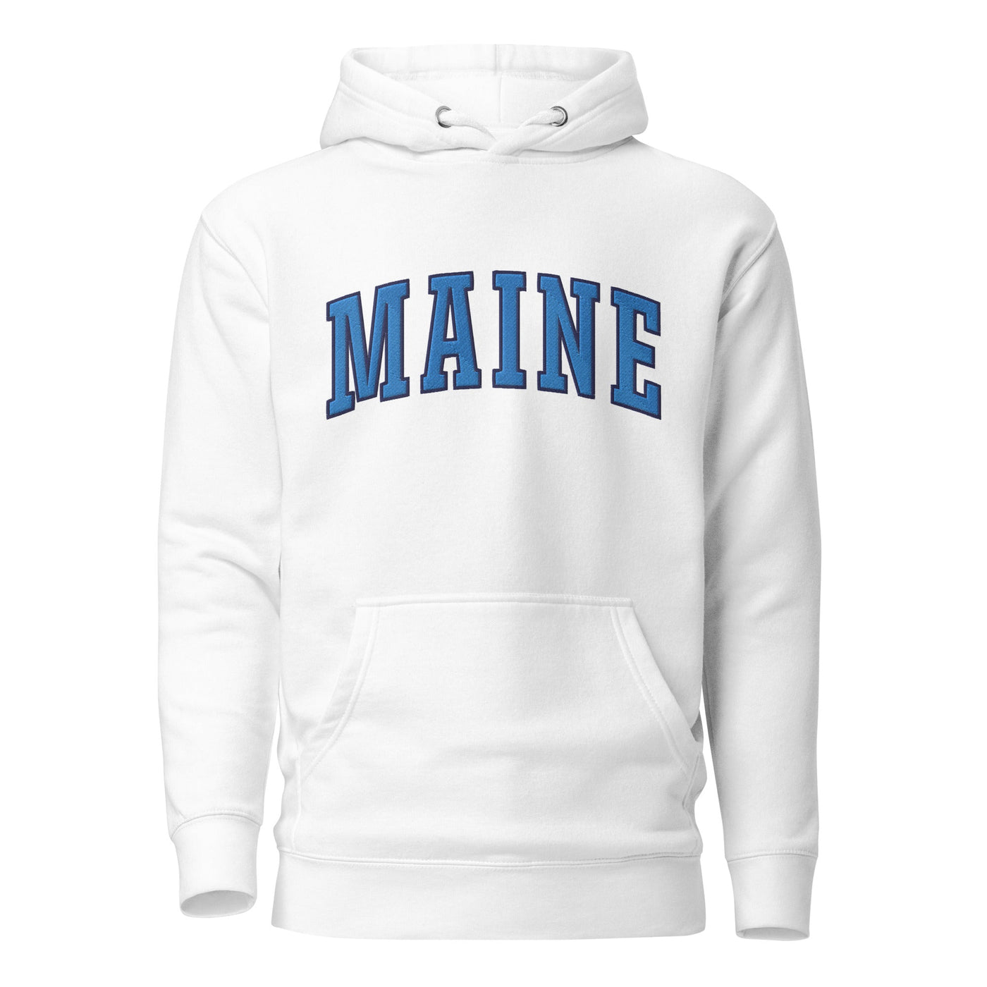 EMBROIDERED Maine ME HOODIE University College Style SWEATSHIRT-207 Threads