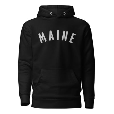 Embroidered Maine Sweatshirt - Premium Unisex Hoodie-207 Threads