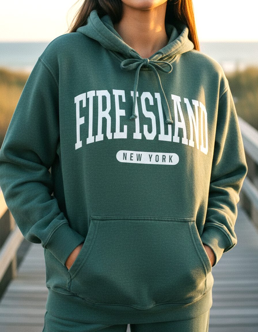 Fire Island Hoodie Lifestyle Female