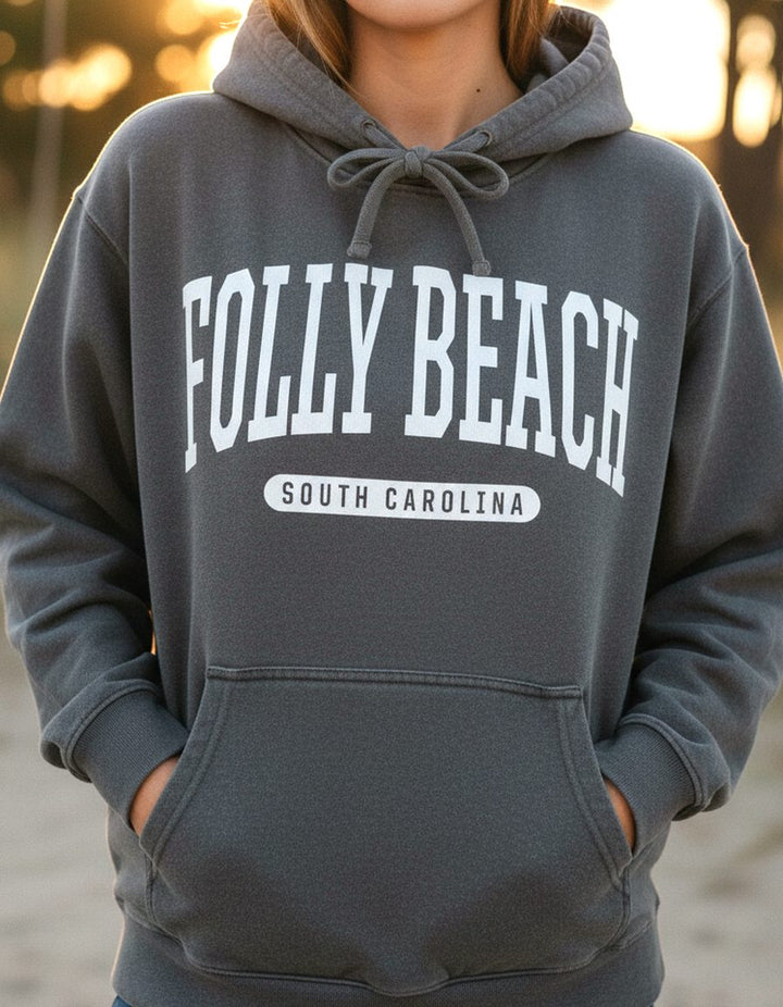 Folly Beach Hoodie Lifestyle Female