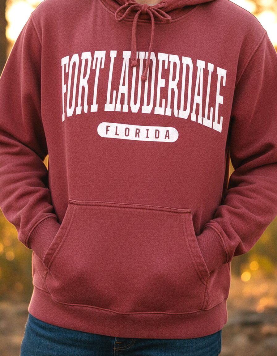Fort Lauderdale Hoodie Lifestyle Male