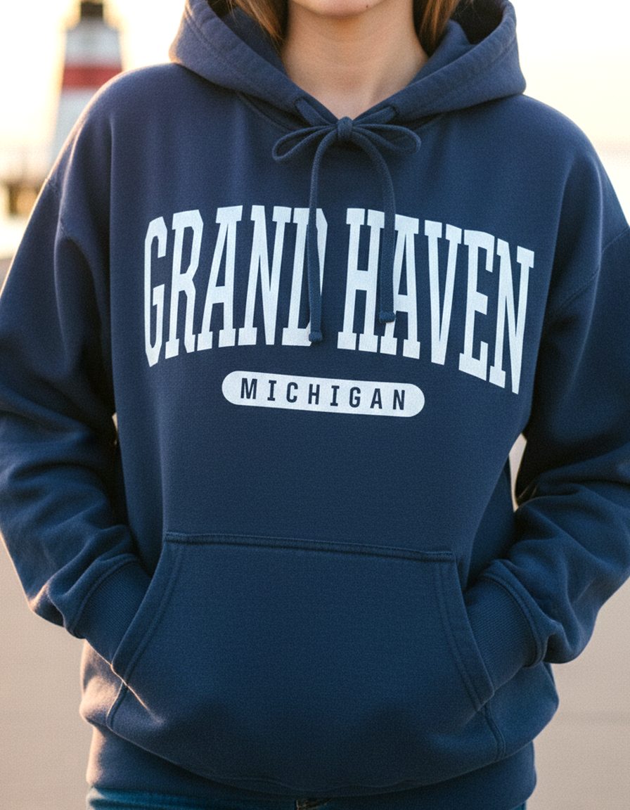 Grand Haven Hoodie Lifestyle Female