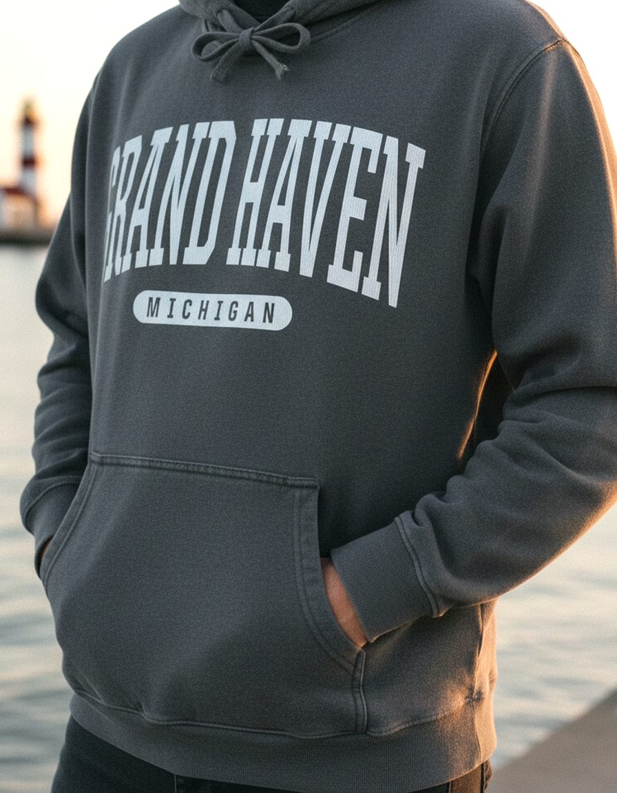 Grand Haven Hoodie Lifestyle Male