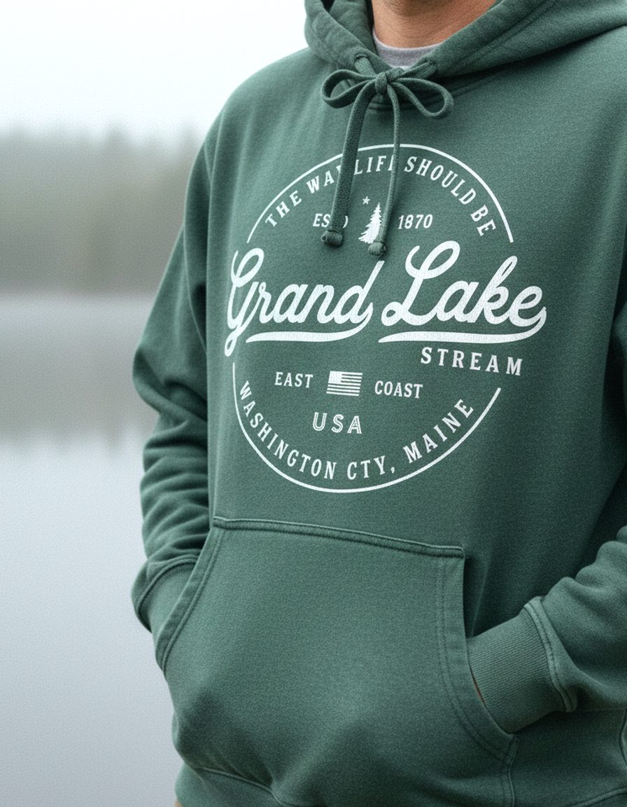 Grand Lake Stream Hoodie Lifestyle Male