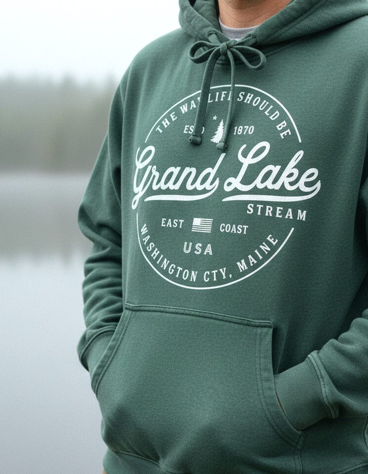 Grand Lake Stream Hoodie Lifestyle Male