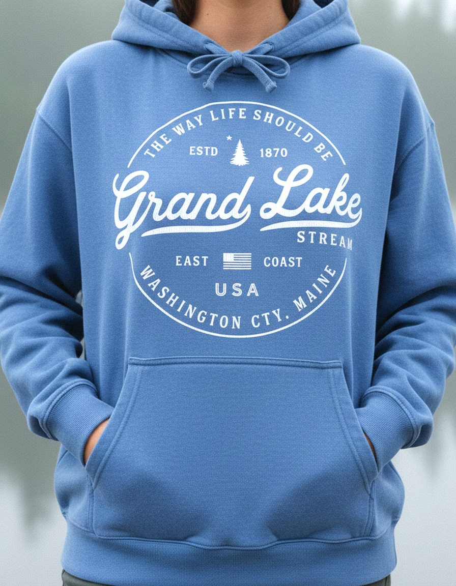 Grand Lake Stream Hoodie Lifestyle Female