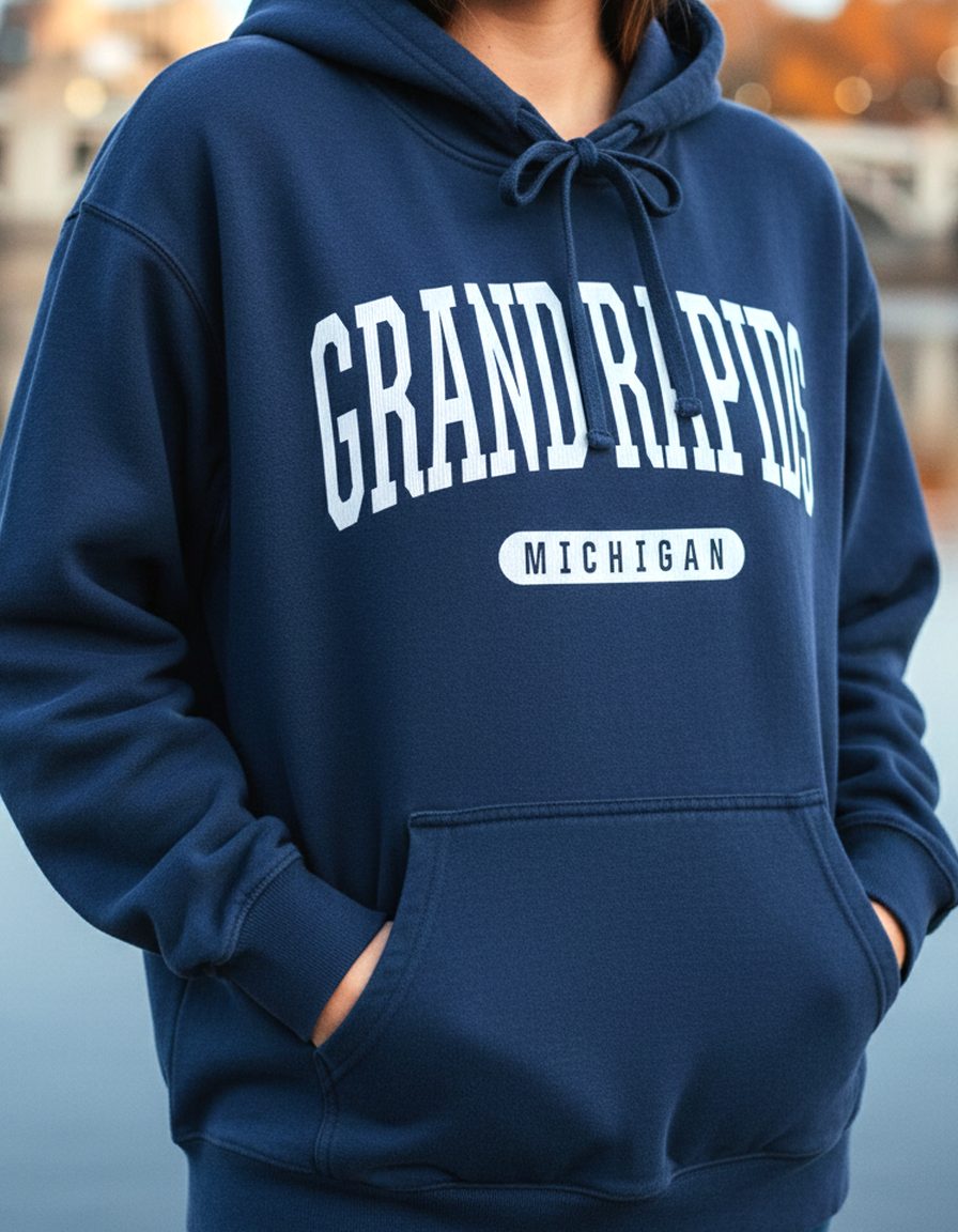 Grand Rapids Hoodie Lifestyle Female