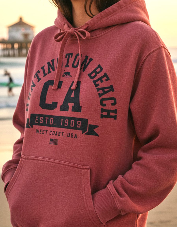 Huntington Beach Hoodie Lifestyle Female