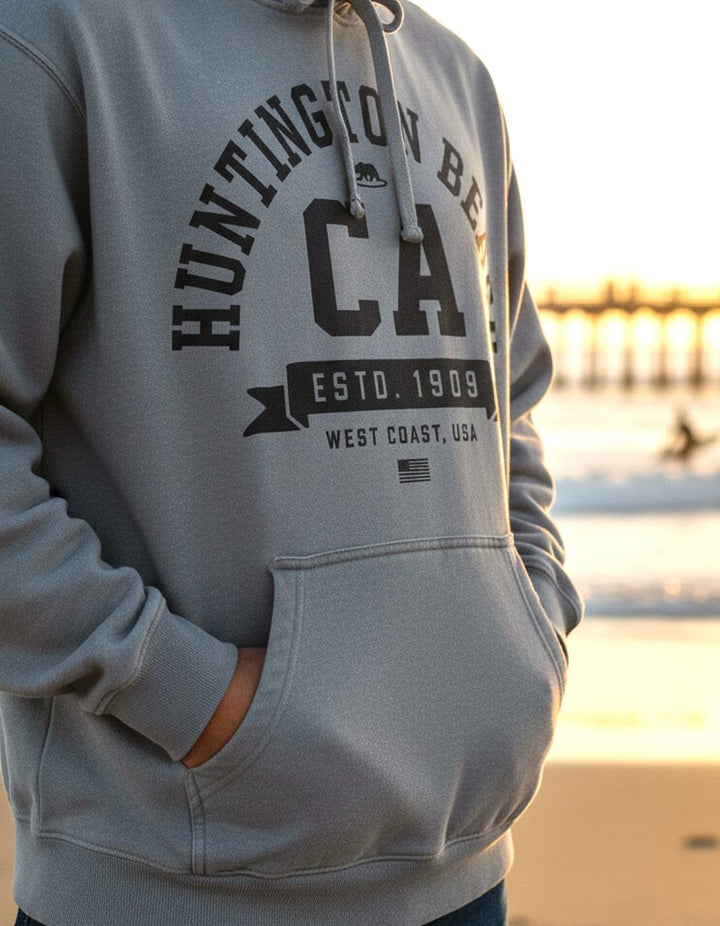 Huntington Beach Hoodie Lifestyle Male