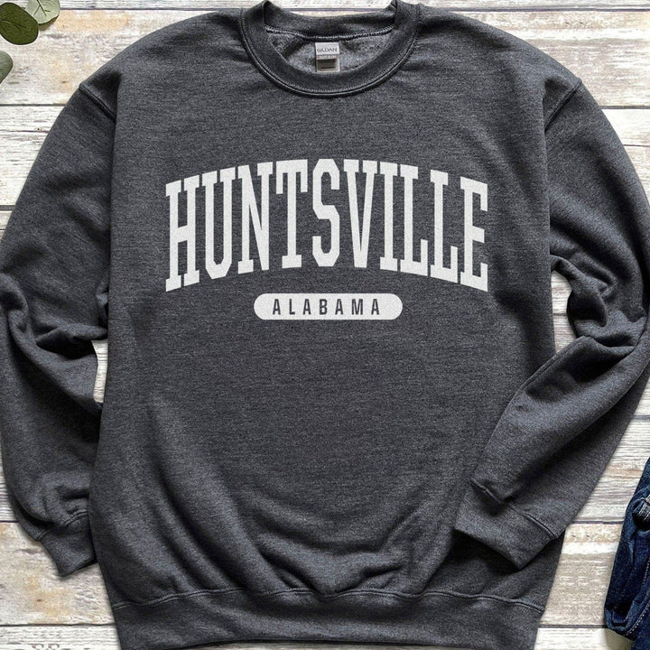 Huntsville Sweatshirt | Soft Cozy Huntsville AL Crewneck Sweater Retro Vintage College University Sweatshirt Alabama Gifts Dorms-207 Threads