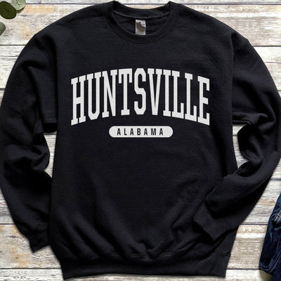 Huntsville Sweatshirt | Soft Cozy Huntsville AL Crewneck Sweater Retro Vintage College University Sweatshirt Alabama Gifts Dorms-207 Threads