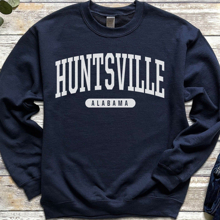 Huntsville Sweatshirt | Soft Cozy Huntsville AL Crewneck Sweater Retro Vintage College University Sweatshirt Alabama Gifts Dorms-207 Threads