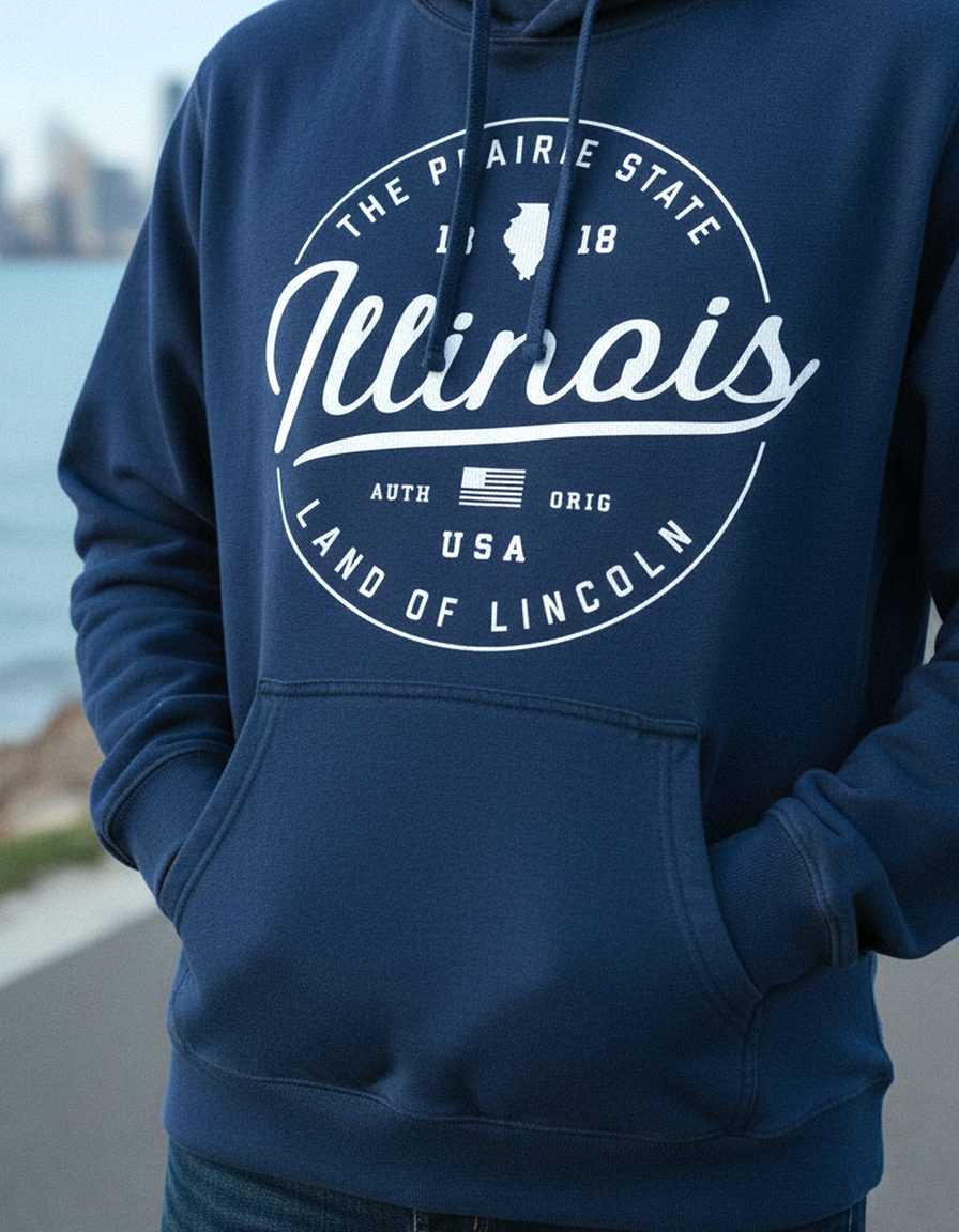 Chicago Hoodie Lifestyle Male