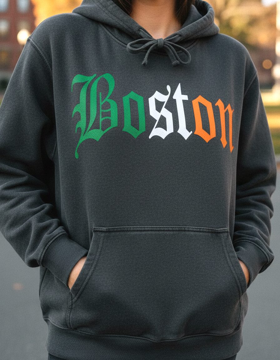 Boston Hoodie Lifestyle Female