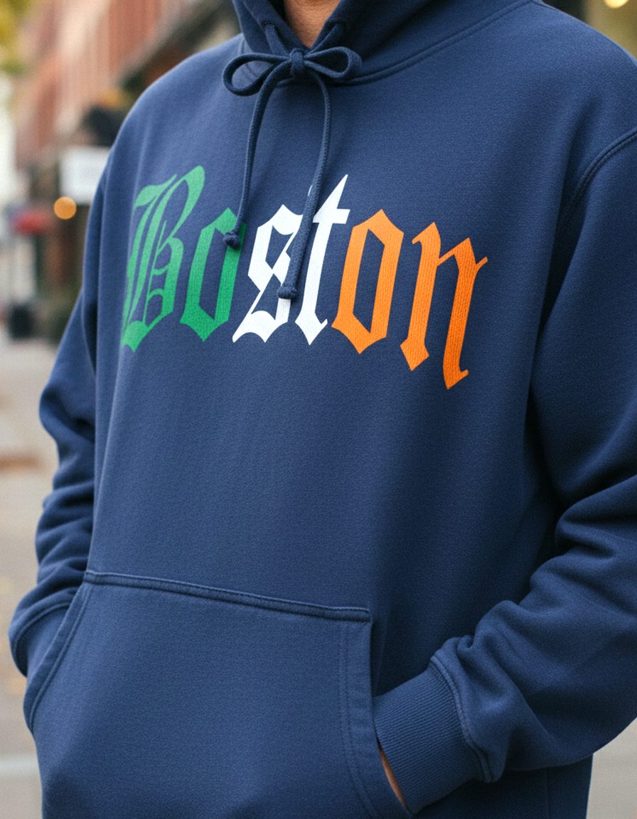 Boston Hoodie Lifestyle Male
