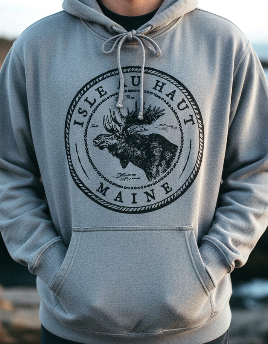 Isle Au Haut Hoodie Lifestyle Male