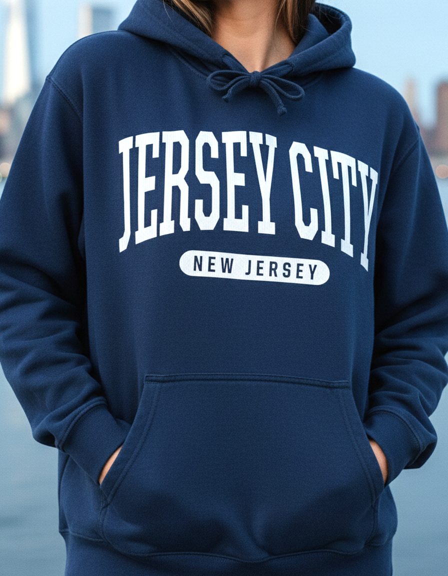 Jersey City Hoodie Lifestyle Female