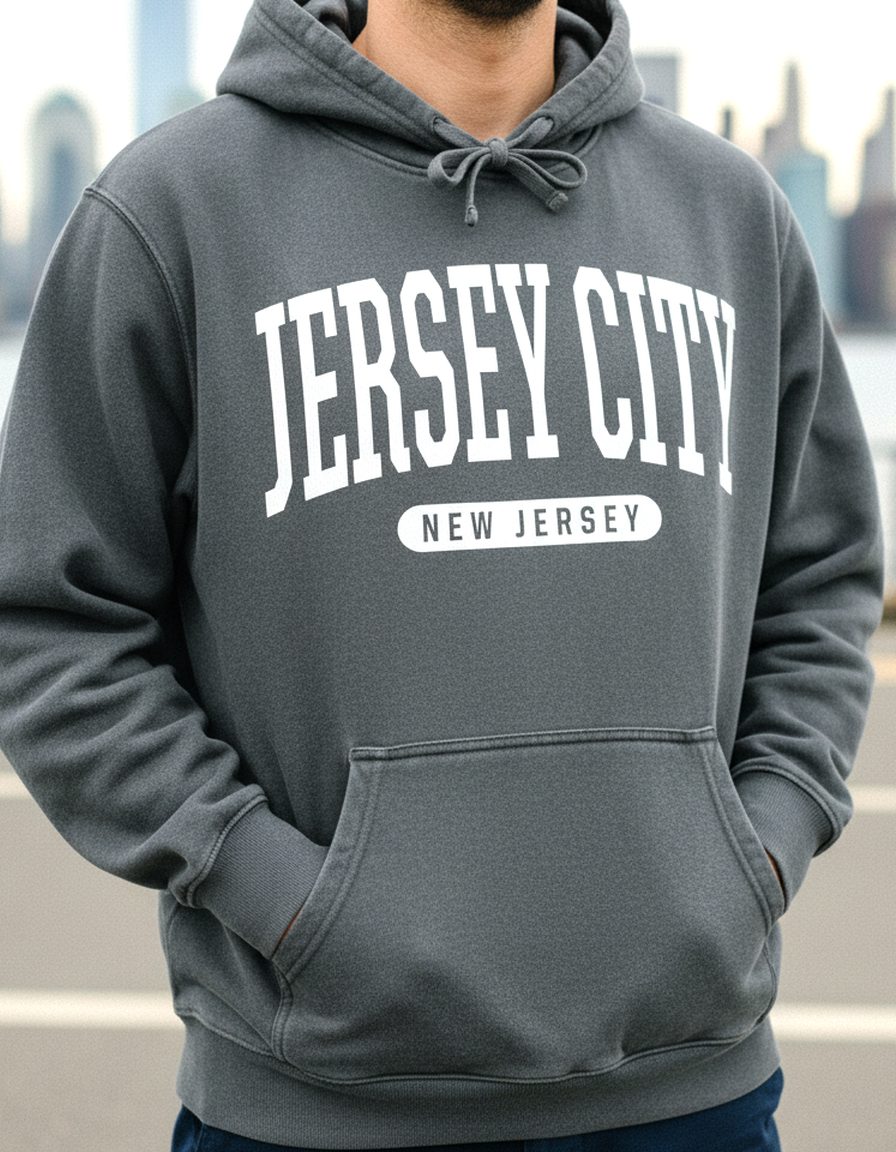 Jersey City Hoodie Lifestyle Male