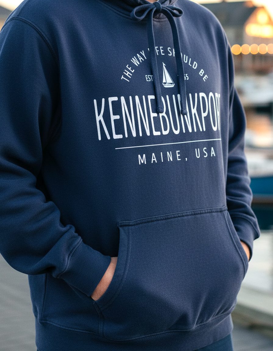 Kennebunkport Hoodie Lifestyle Male