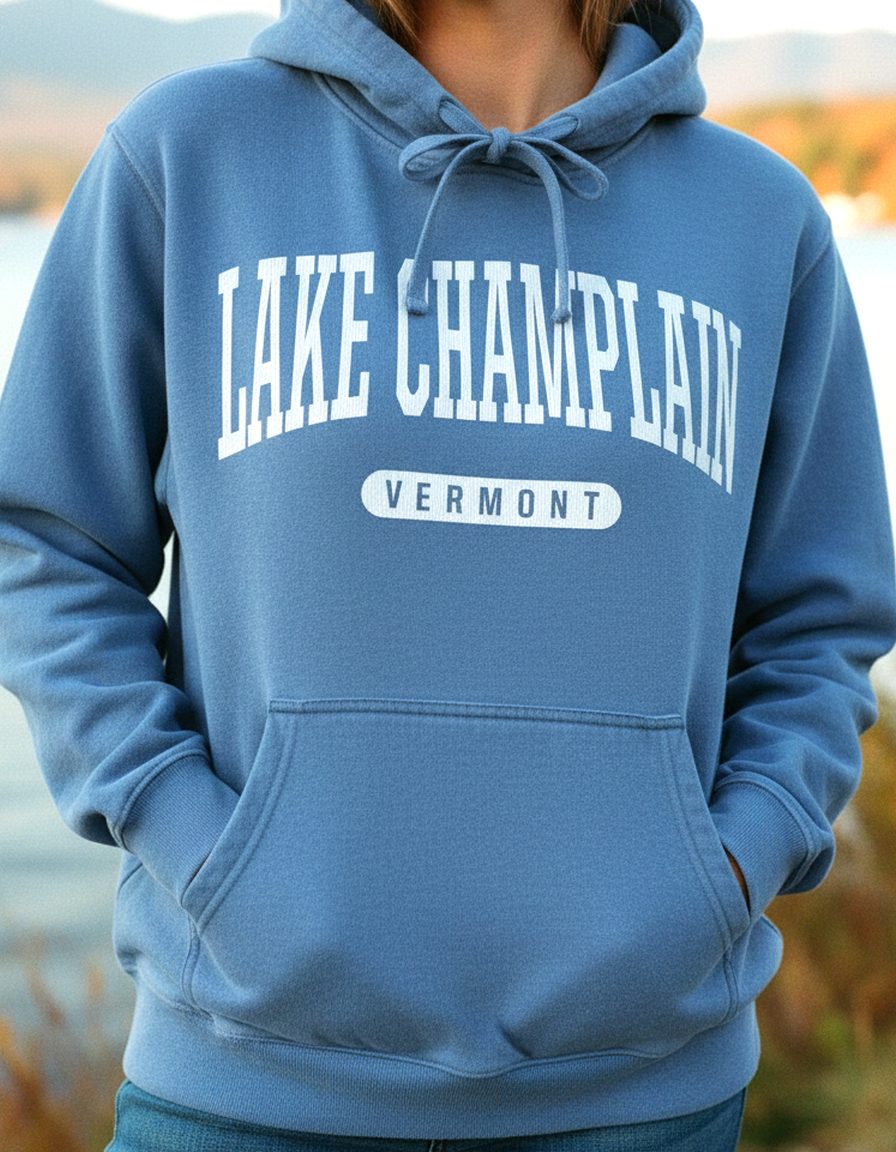 Lake Champlain Hoodie Lifestyle Female