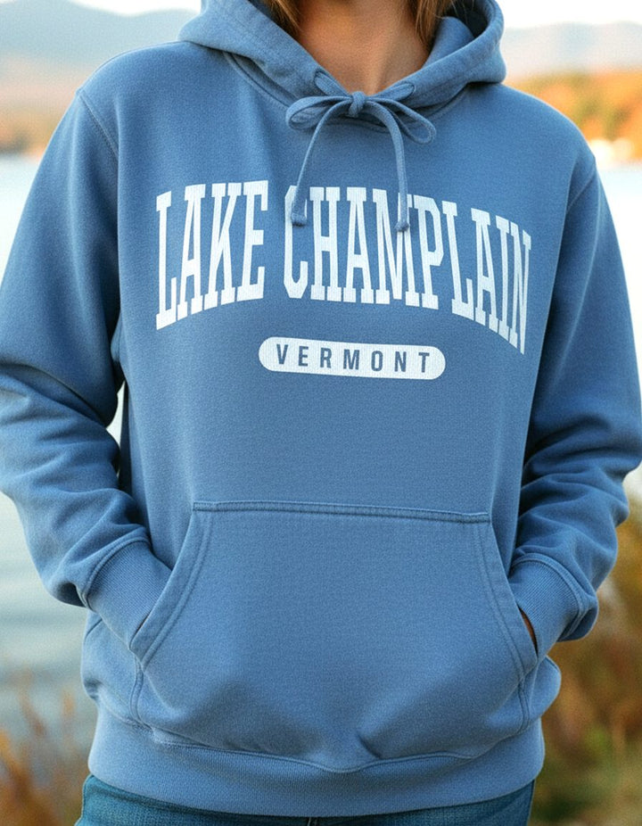 Lake Champlain Hoodie Lifestyle Female