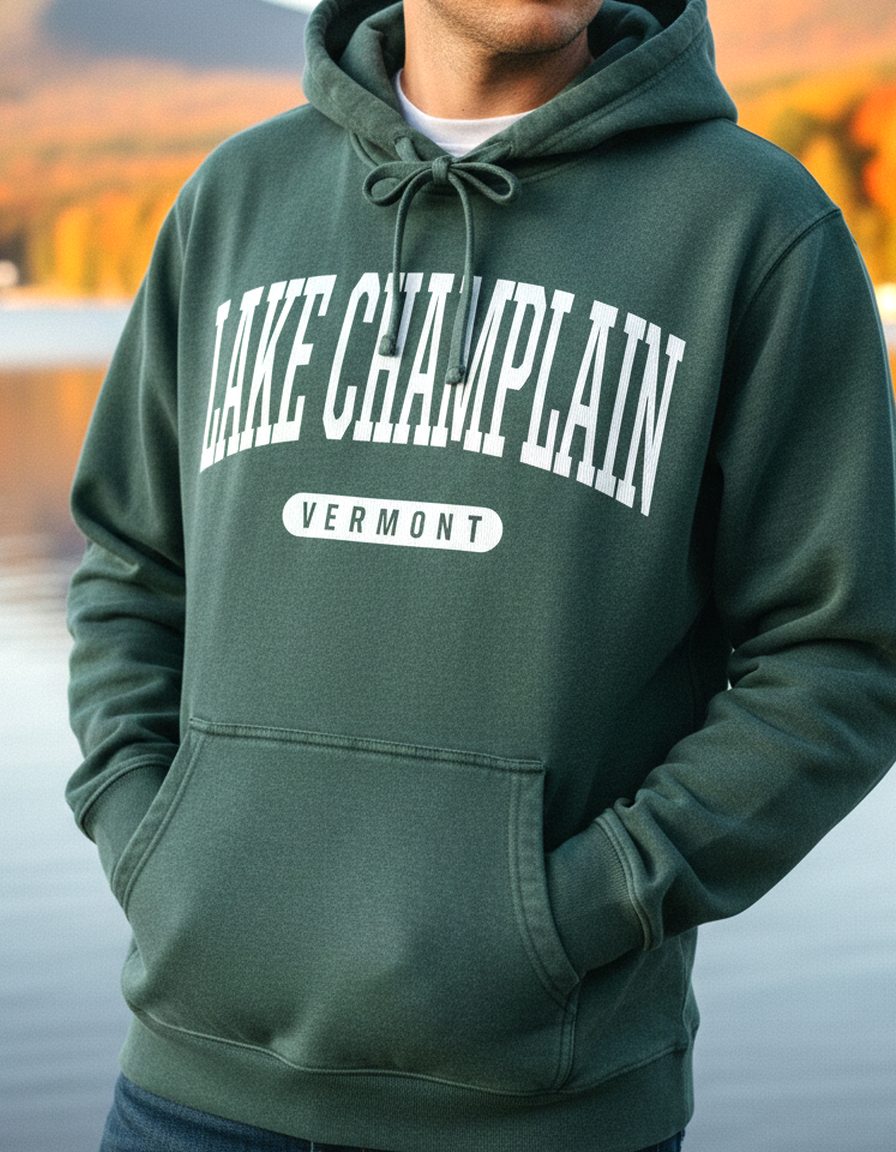 Lake Champlain Hoodie Lifestyle Male