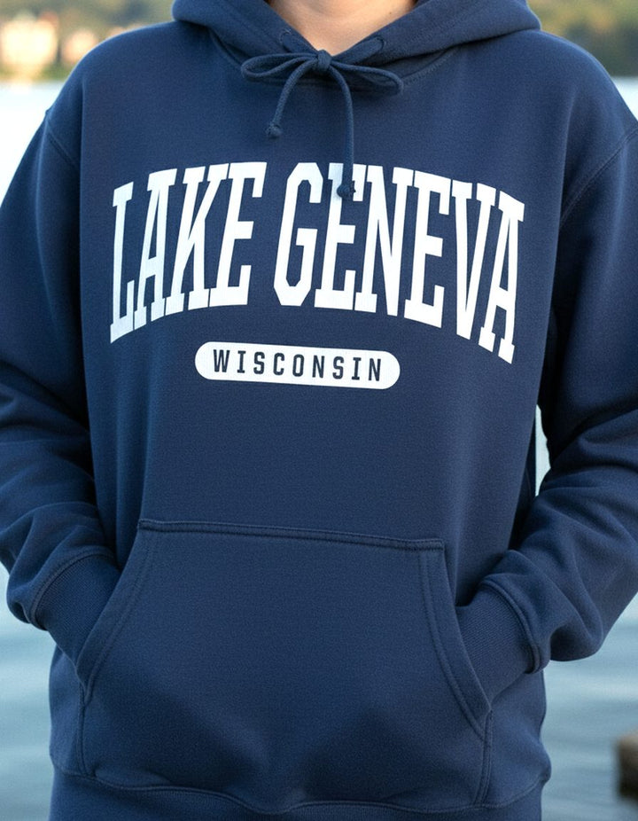 Lake Geneva Hoodie Lifestyle Female