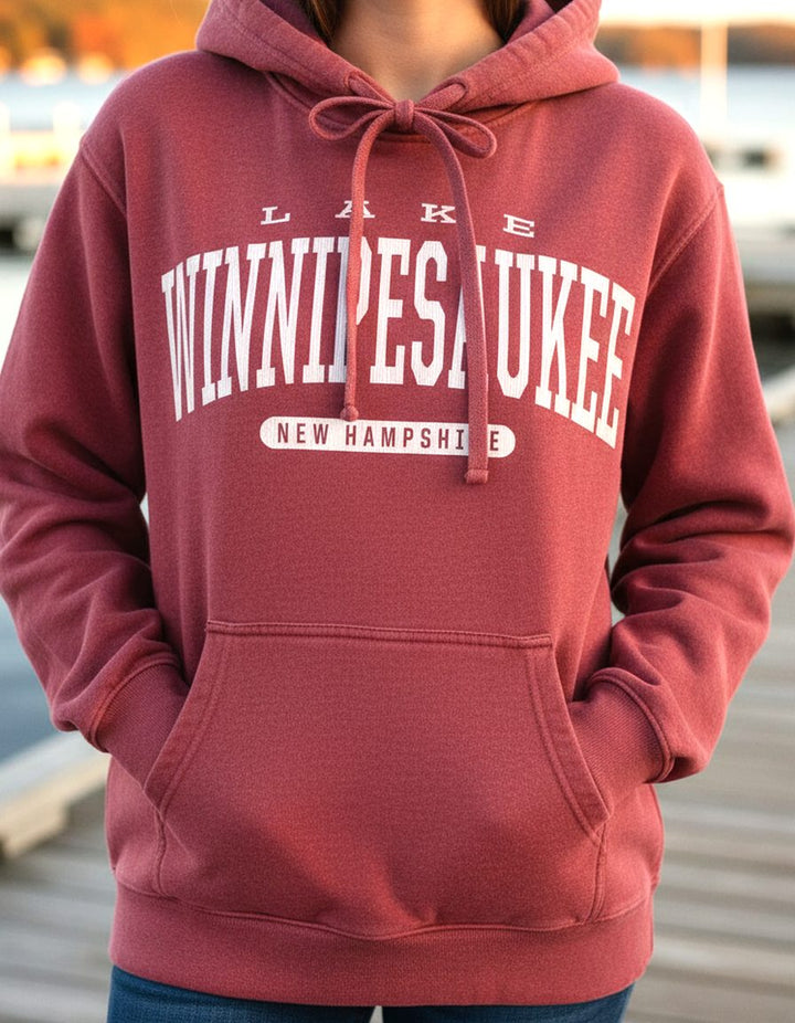 Lake Winnipesaukee Hoodie Lifestyle Female