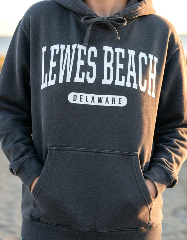 Lewes Beach Hoodie Lifestyle Female