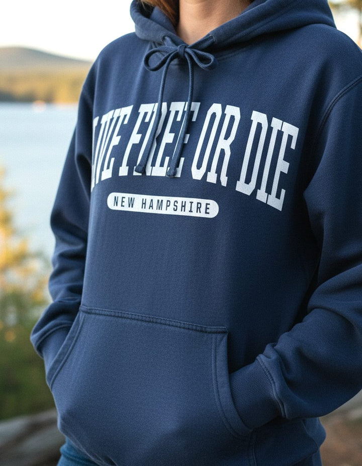 New Hampshire Hoodie Lifestyle Female