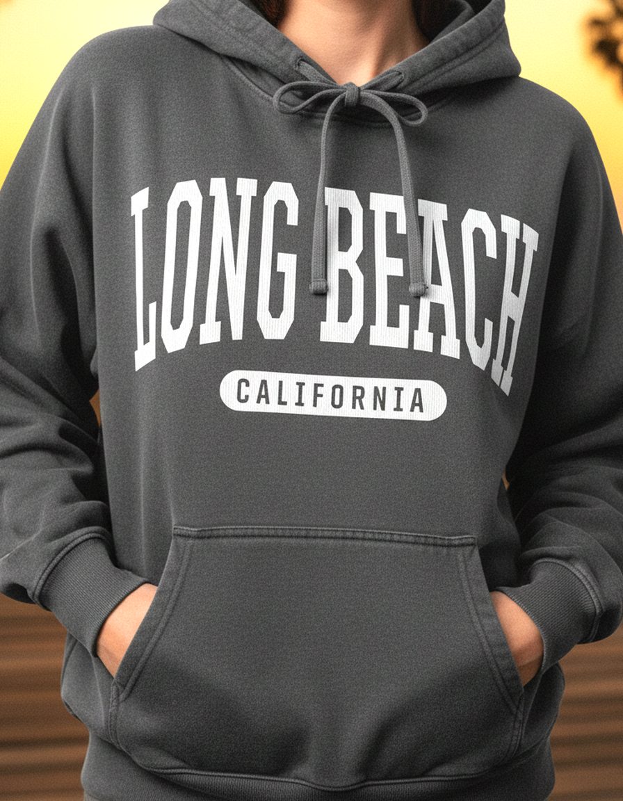 Long Beach Hoodie Lifestyle Female