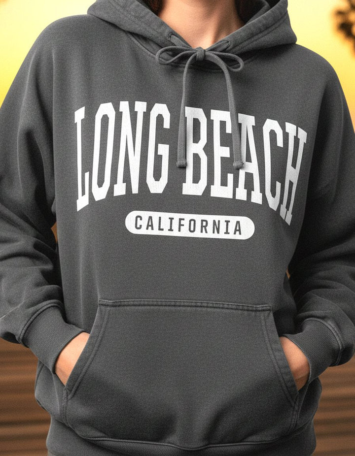 Long Beach Hoodie Lifestyle Female