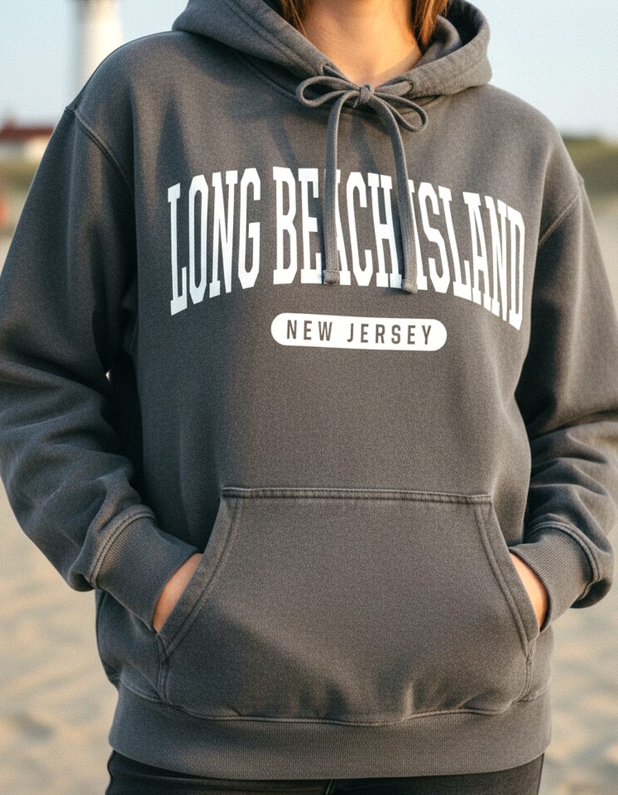 Long Beach Island Hoodie Lifestyle Female