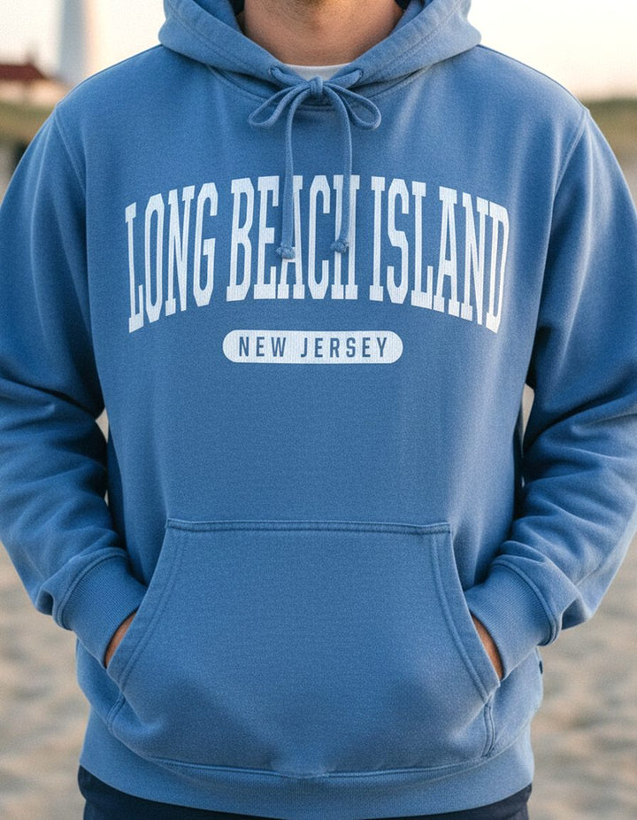 Long Beach Island Hoodie Lifestyle Male