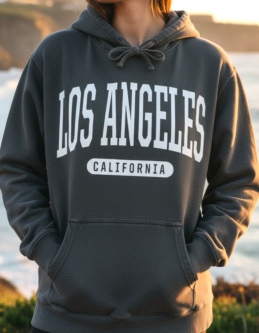 Los Angeles Hoodie Lifestyle