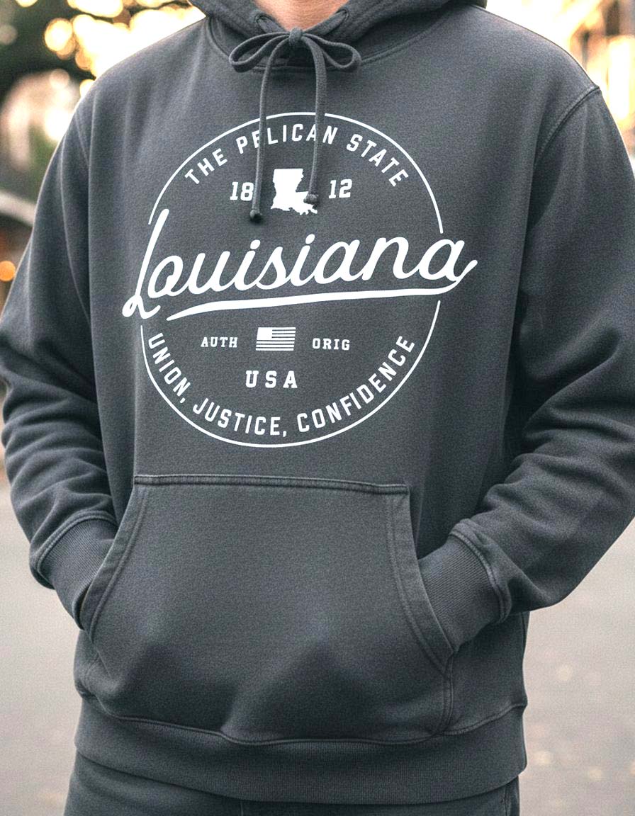 Louisiana Hoodie Lifestyle Male