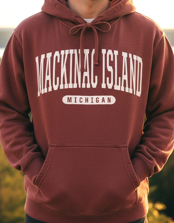 Mackinac Island Hoodie Lifestyle Male