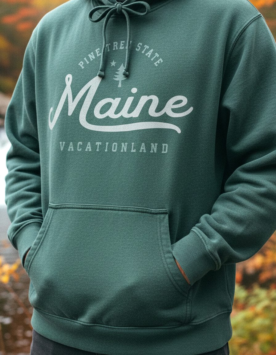 Maine Hoodie Lifestyle Male