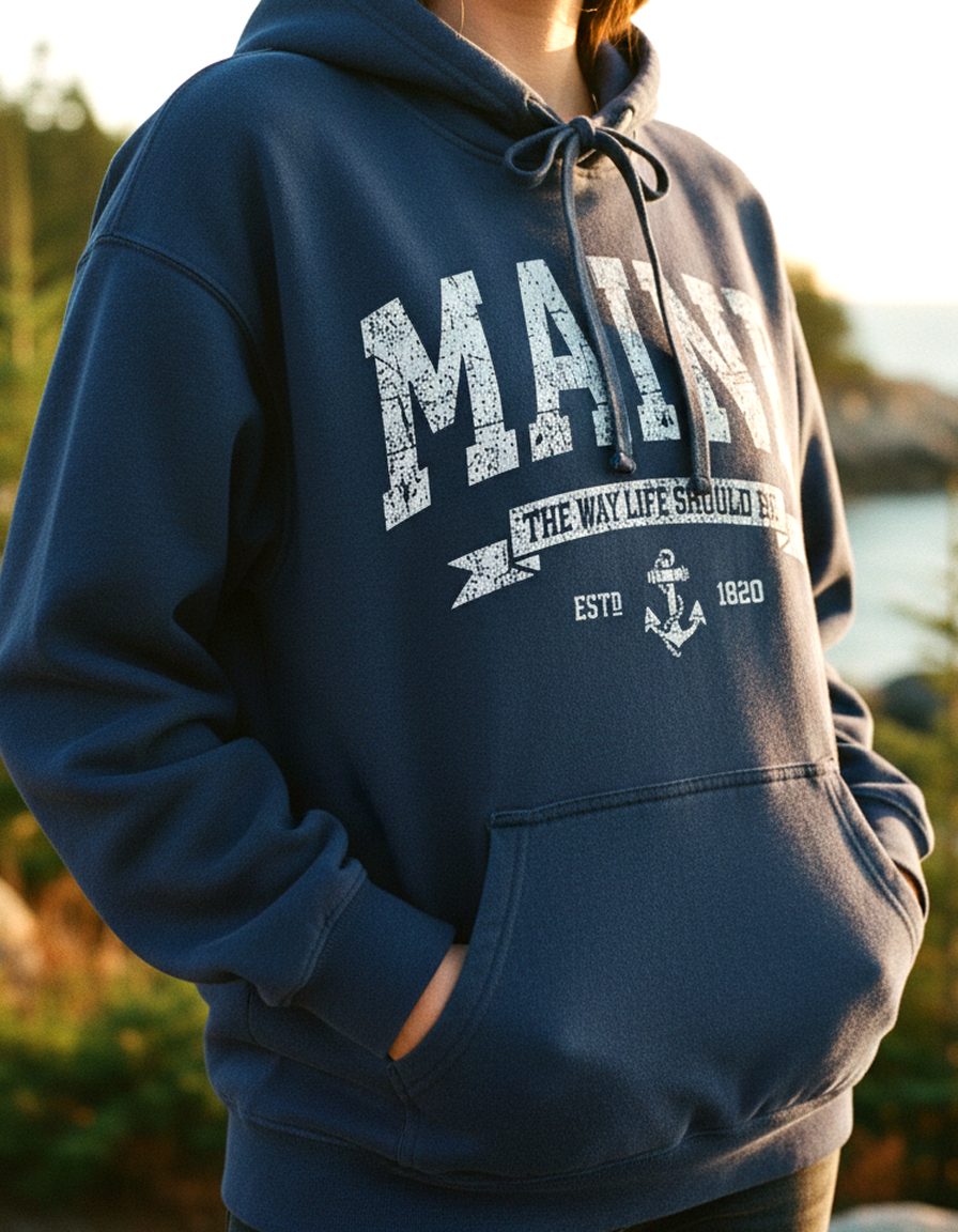 Portland Hoodie Lifestyle Female