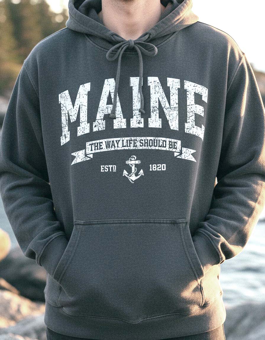 Portland Hoodie Lifestyle Male