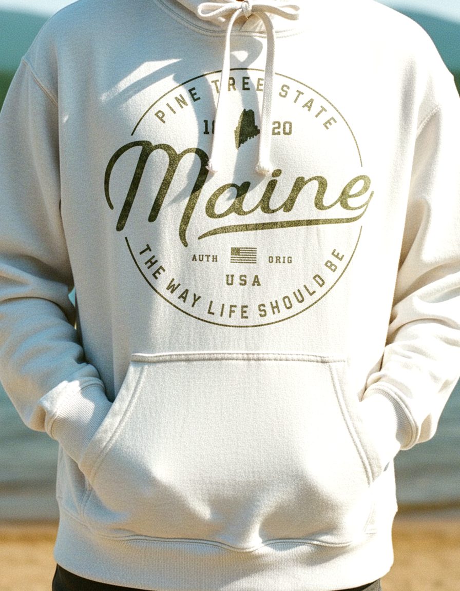 Maine Hoodie Lifestyle Female