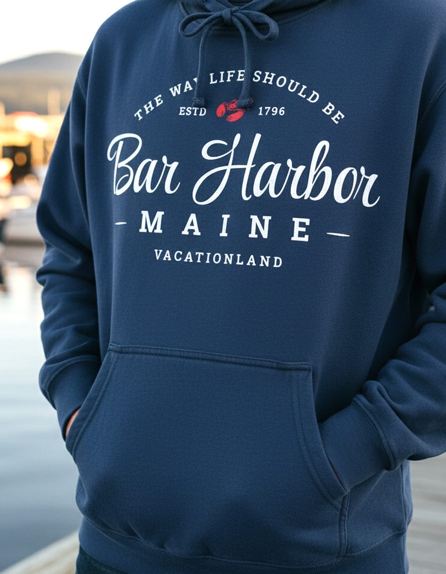 Bar Harbor Hoodie Lifestyle Male