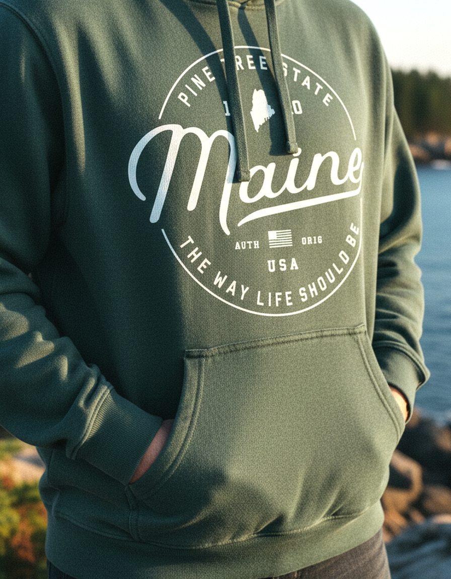 Portland Hoodie Lifestyle Male