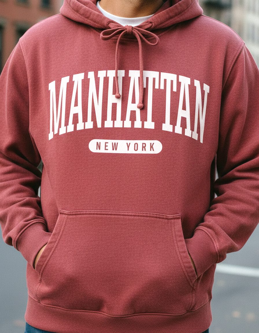 Manhattan Hoodie Lifestyle Male