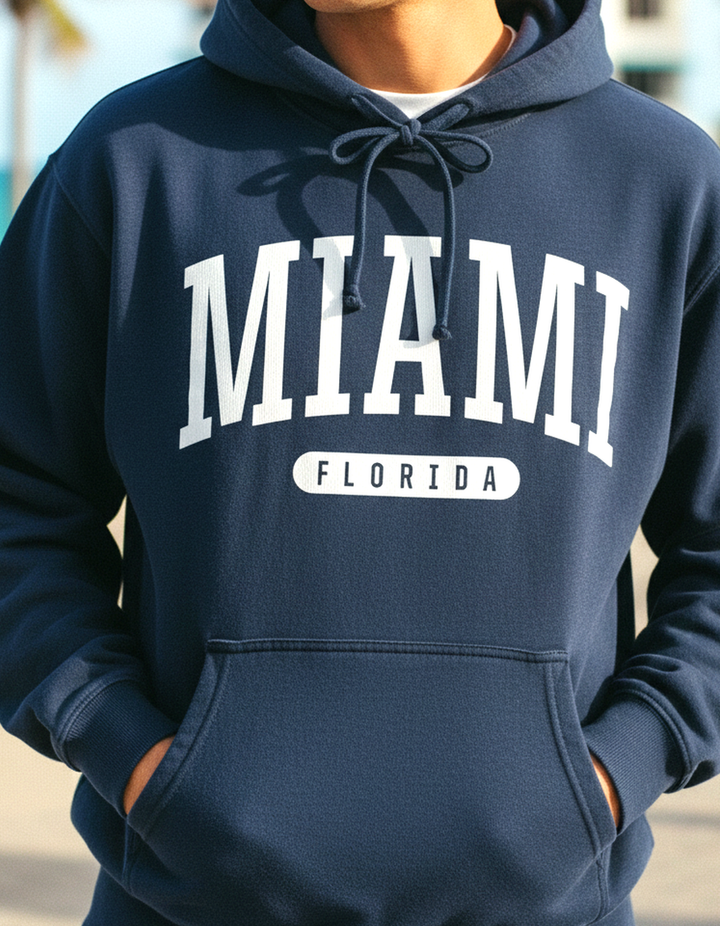 Miami Florida Hoodie Lifestyle