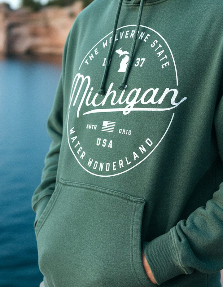 Michigan Hoodie Lifestyle Male