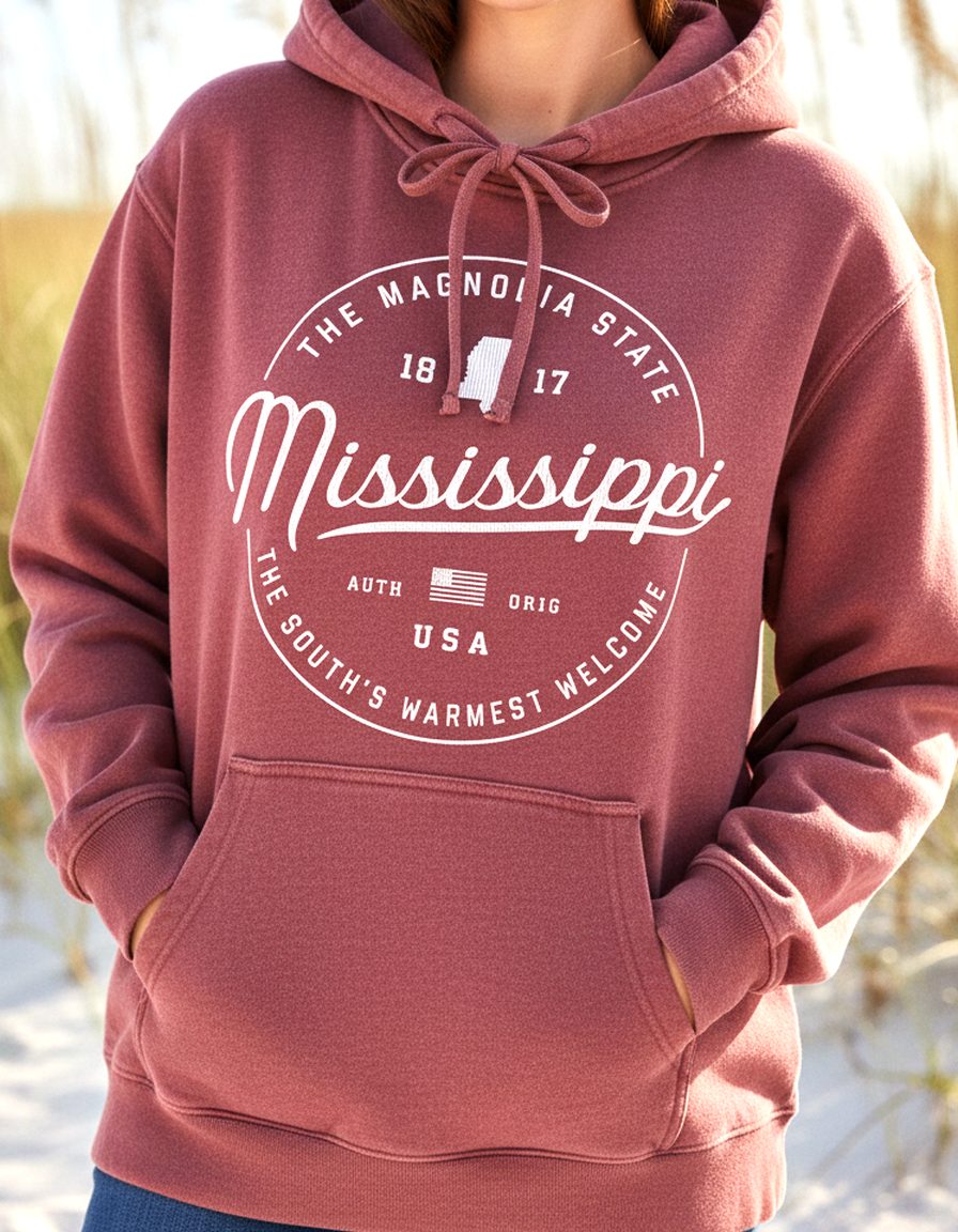 Mississippi Hoodie Lifestyle Female
