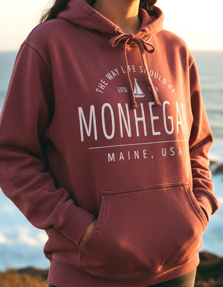 Monhegan Hoodie Lifestyle Female