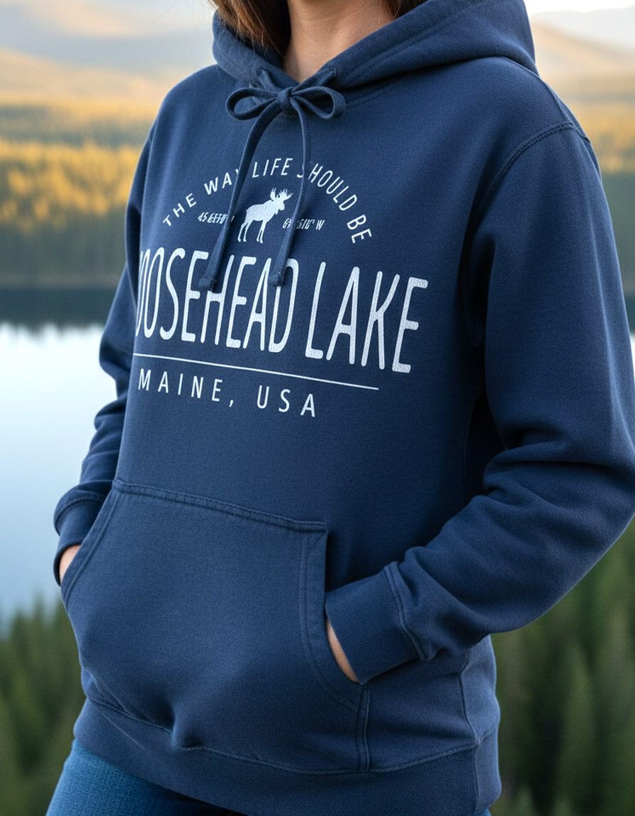 Moosehead Lake Hoodie Lifestyle Female
