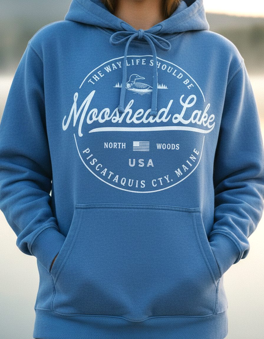 Moosehead Lake Hoodie Lifestyle Female